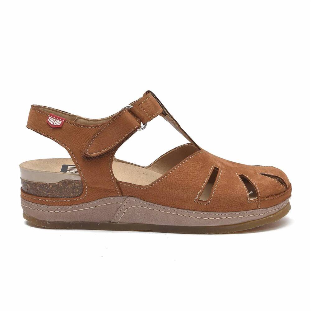 NEW ONFOOT women's cynara 241 sandal in nubuck taba